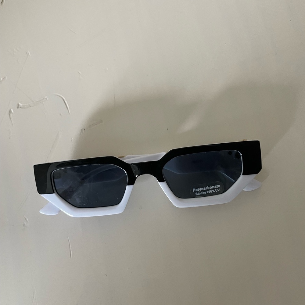 Black and white sunglasses
